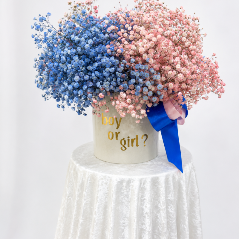 Boy or Girl arrangement (Gender reveal party gift)
