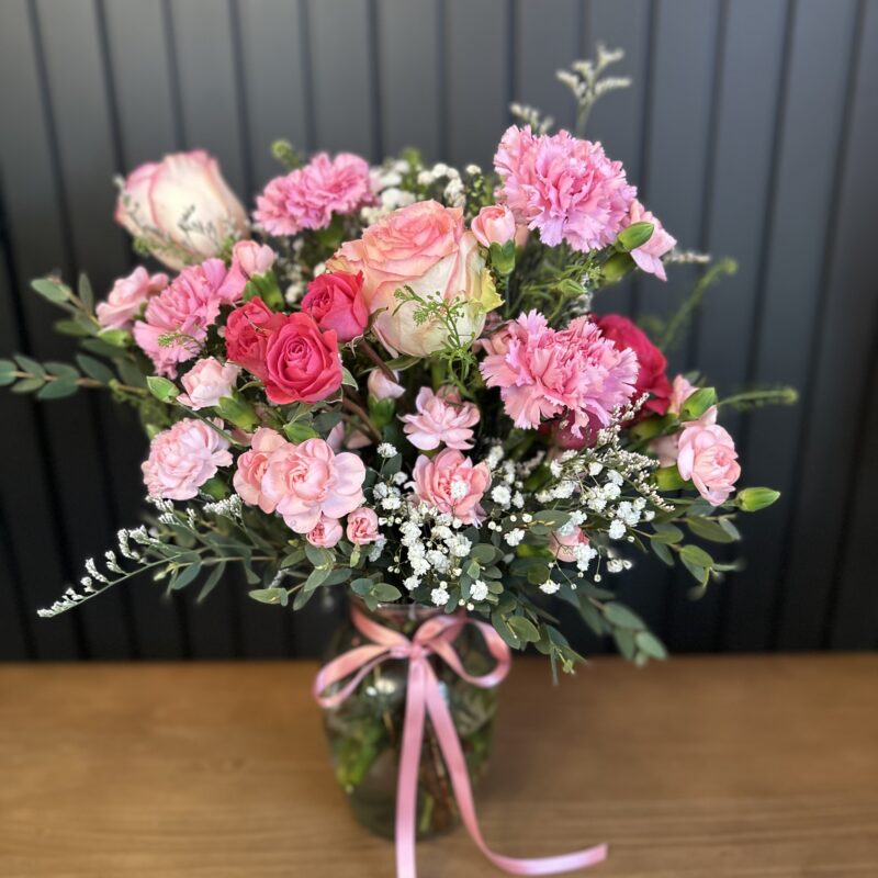 Pink Princess Vase arrangement