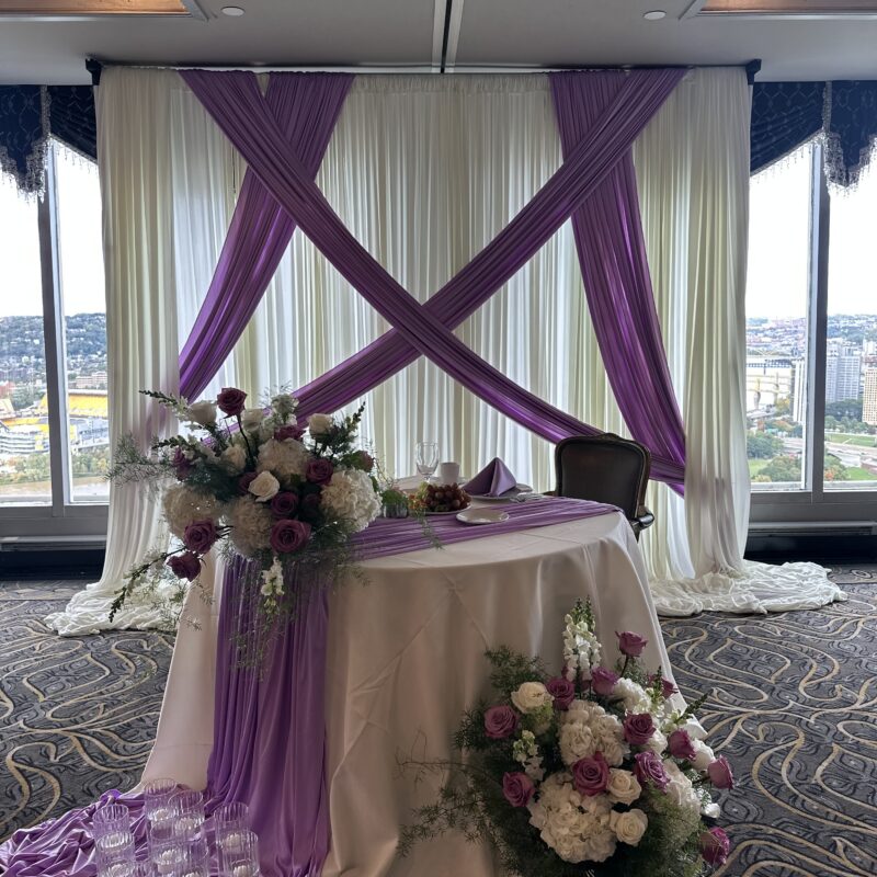Luxury Sweetheart Table set up